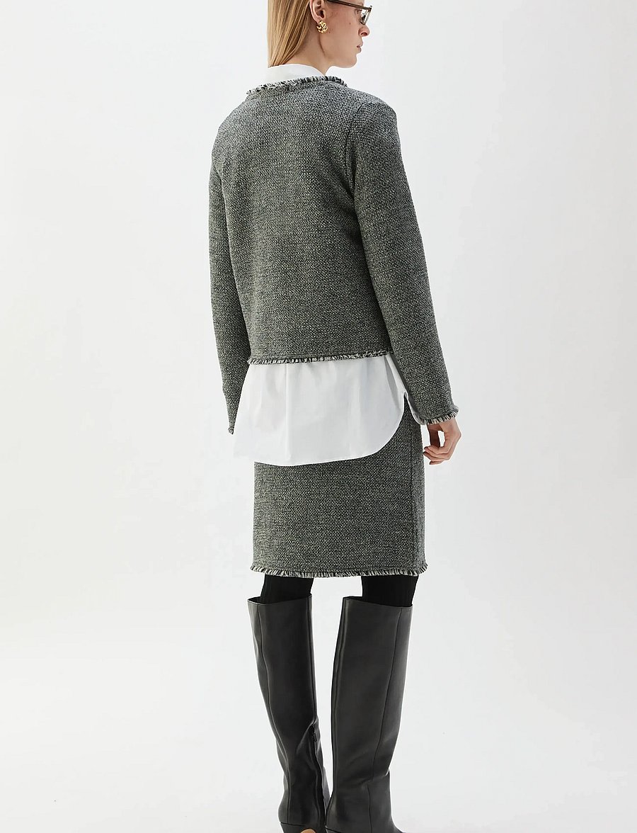 BUSNEL - Brandy tweed jacket - salt & pepper - 3