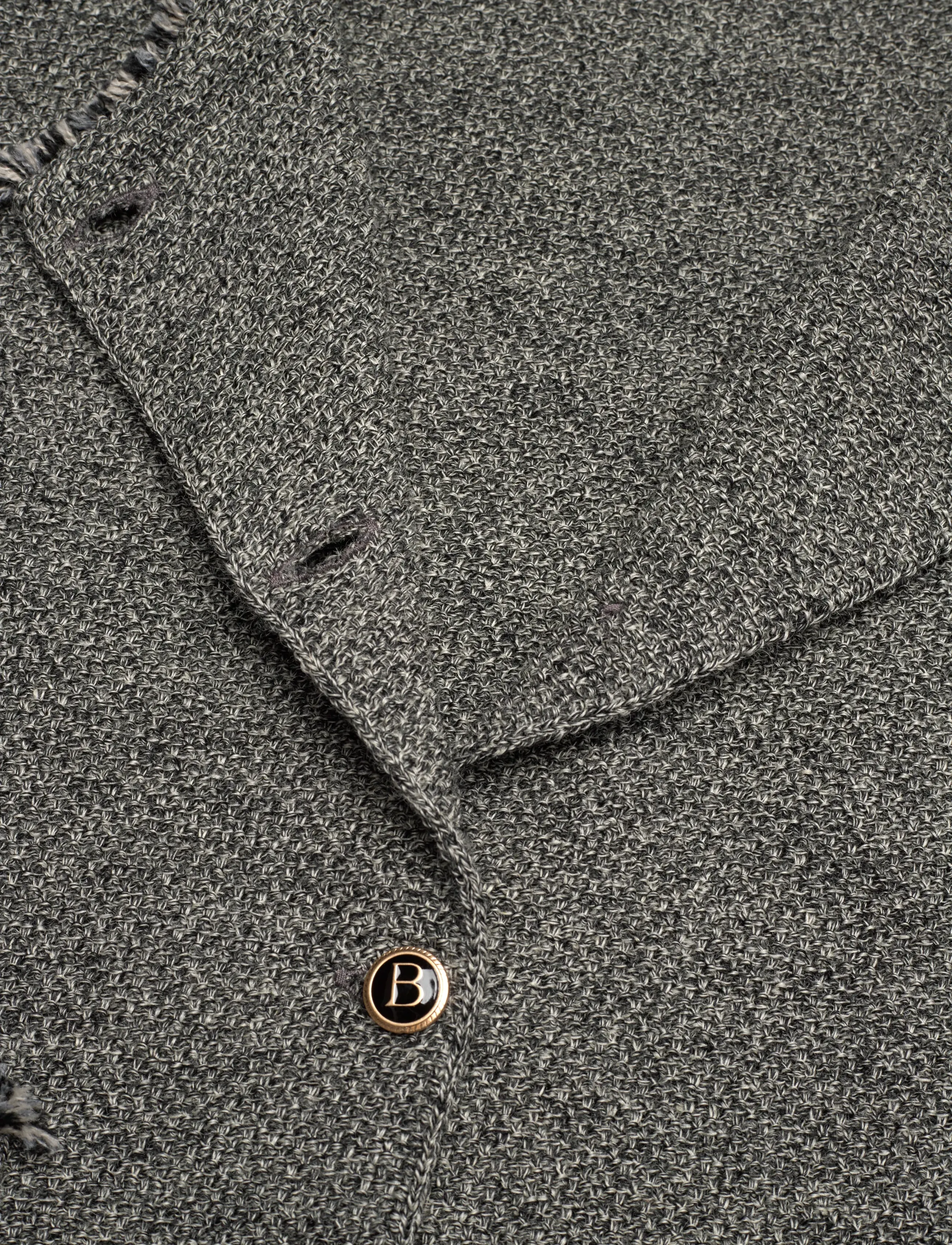 BUSNEL - Brandy tweed jacket - salt & pepper - 4