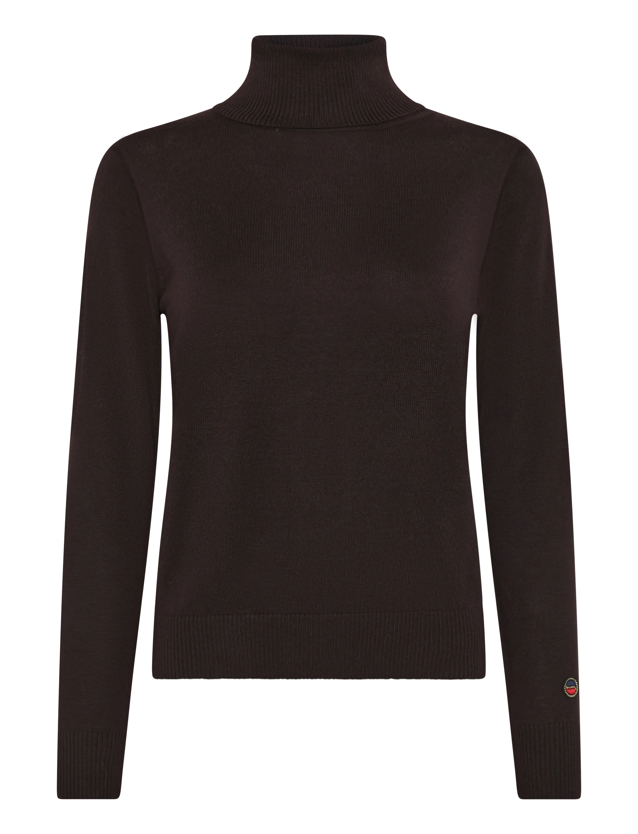 BUSNEL ALICE rollerneck - Everyday Style - BROWN / brown