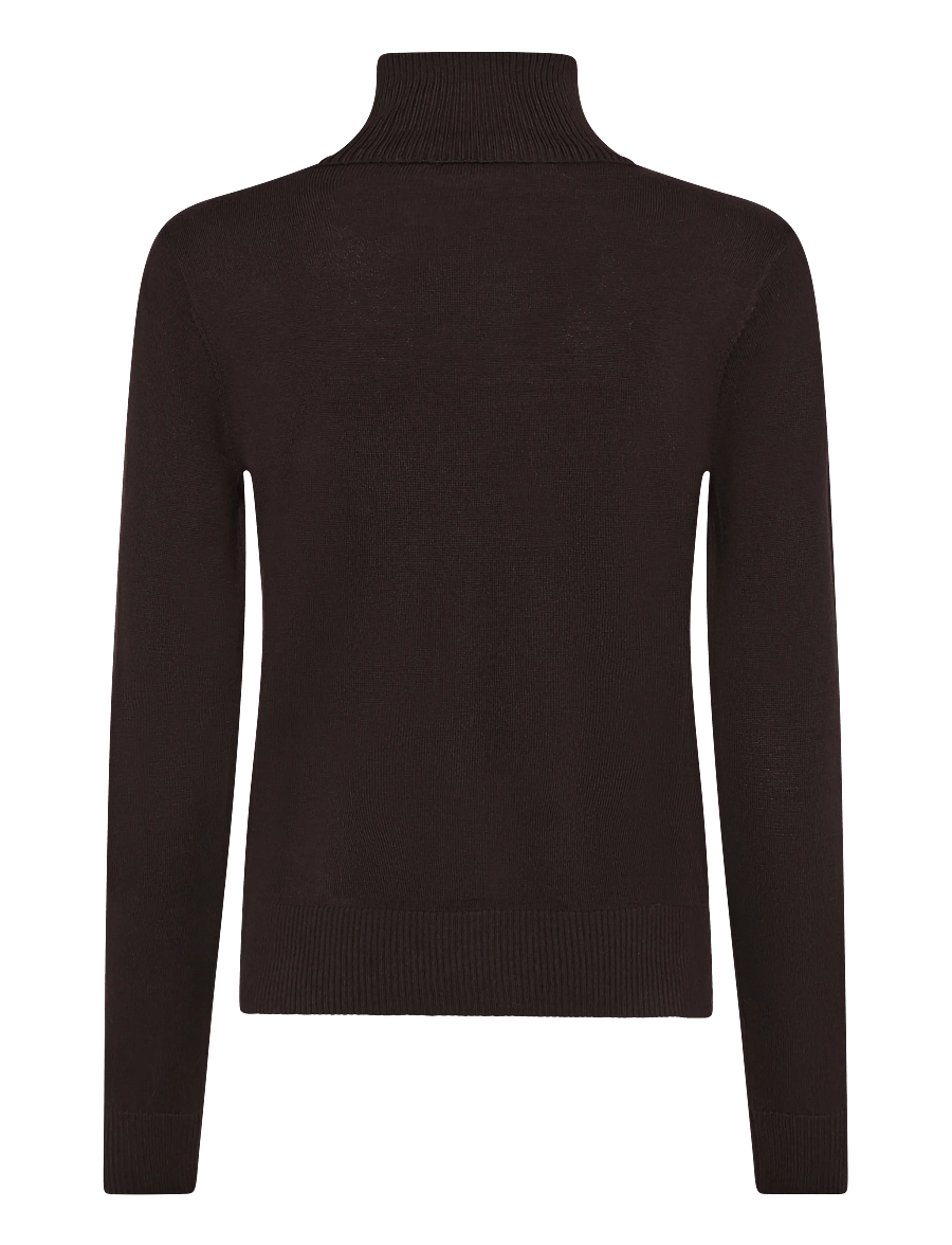 BUSNEL - ALICE rollerneck - turtlenecks - brown - 1