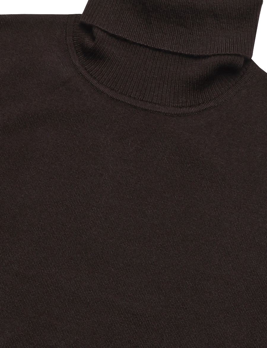 BUSNEL - ALICE rollerneck - turtlenecks - brown - 2