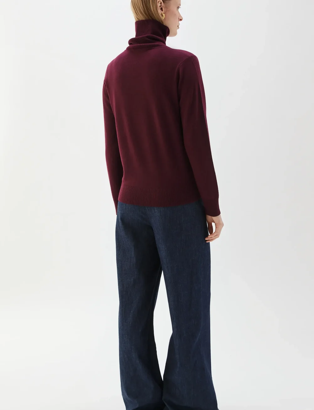 BUSNEL - ALICE rollerneck - polotröjor - bordeaux - 3