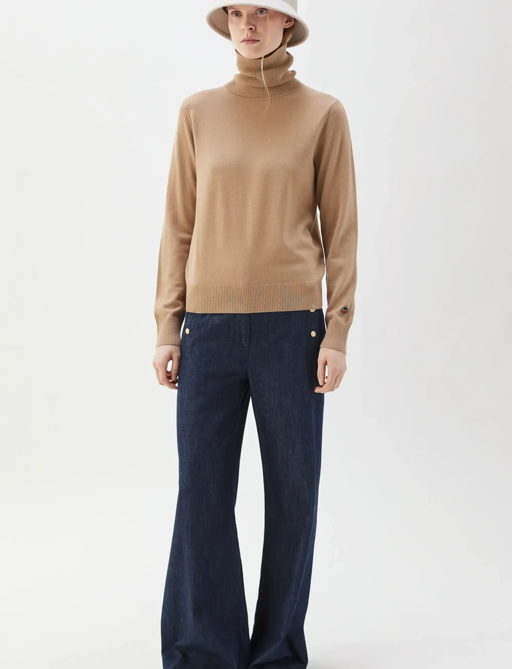 BUSNEL - ALICE rollerneck - rullekraver - salty caramel - 0