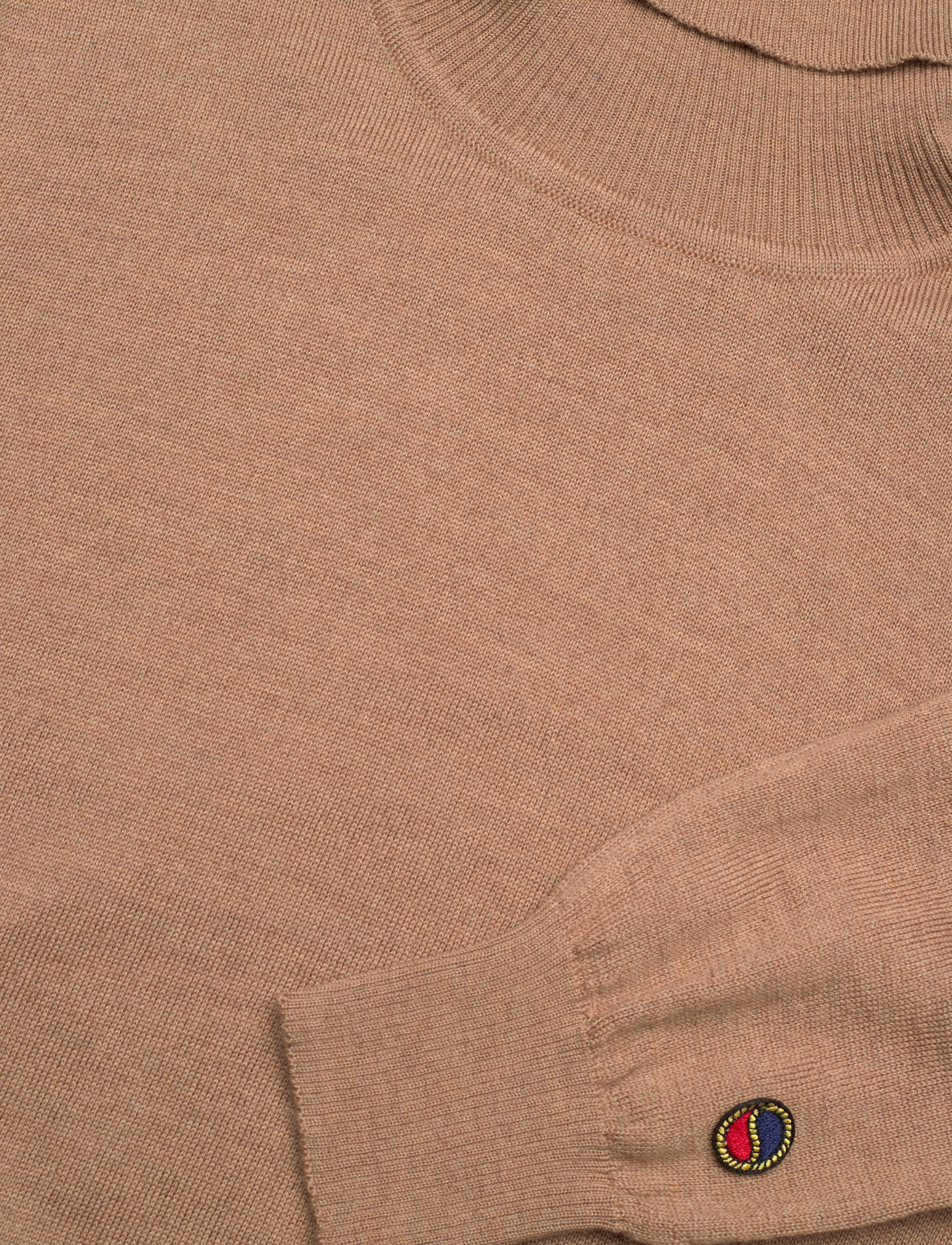 BUSNEL - ALICE rollerneck - salty caramel - 4