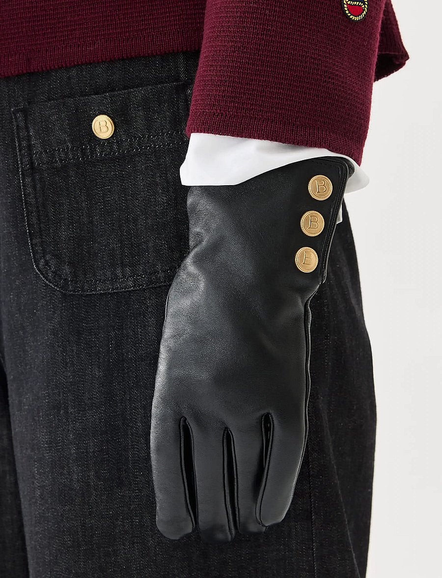 BUSNEL - CARA leather gloves - lederhandschuhe - black - 2
