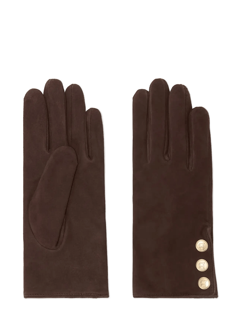 BUSNEL - CARA gloves - fingervantar - espresso suede - 0