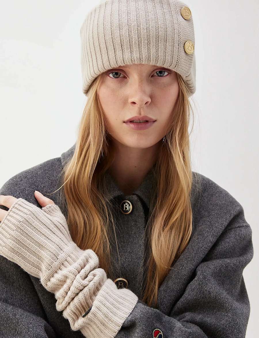 BUSNEL - ROYA beanie Salty caramel - hattar og húfur - fudge - 0