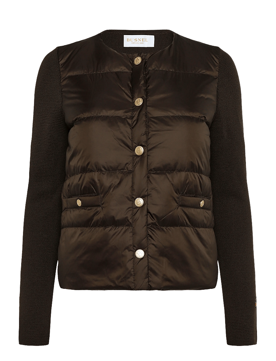BUSNEL - IVA down jacket - talvejoped - brown - 1