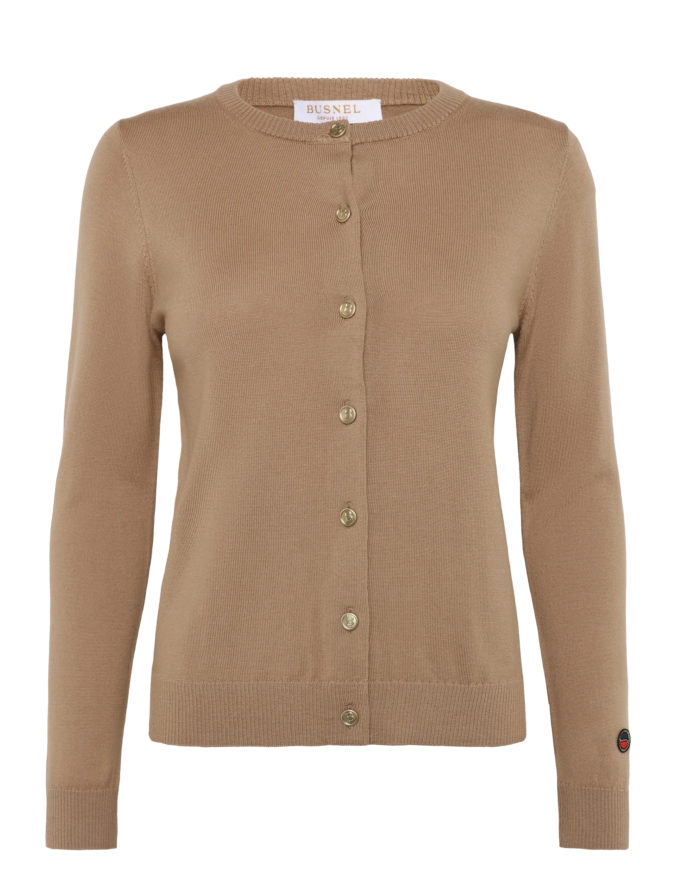 BUSNEL - KEE cardigan - cardigans - salty caramel - 0