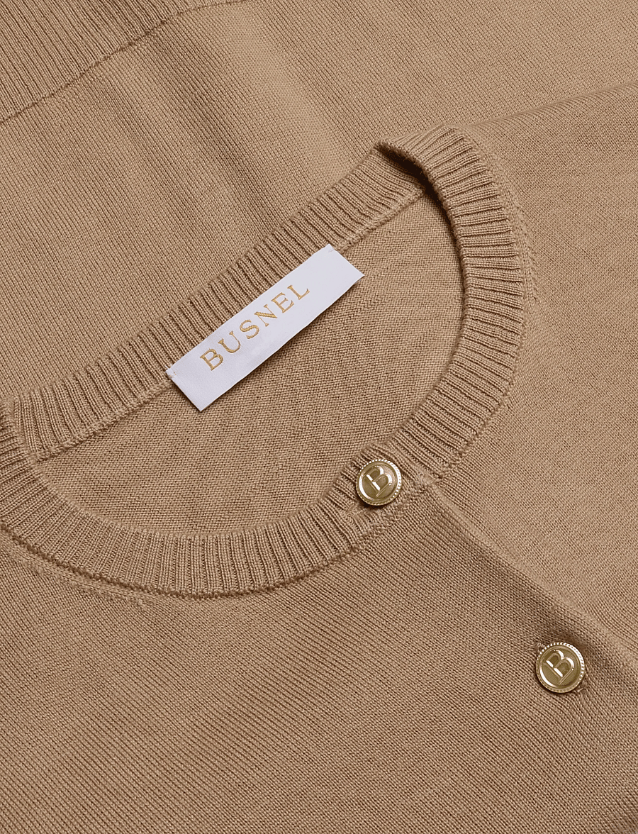 BUSNEL - KEE cardigan - cardigans - salty caramel - 2
