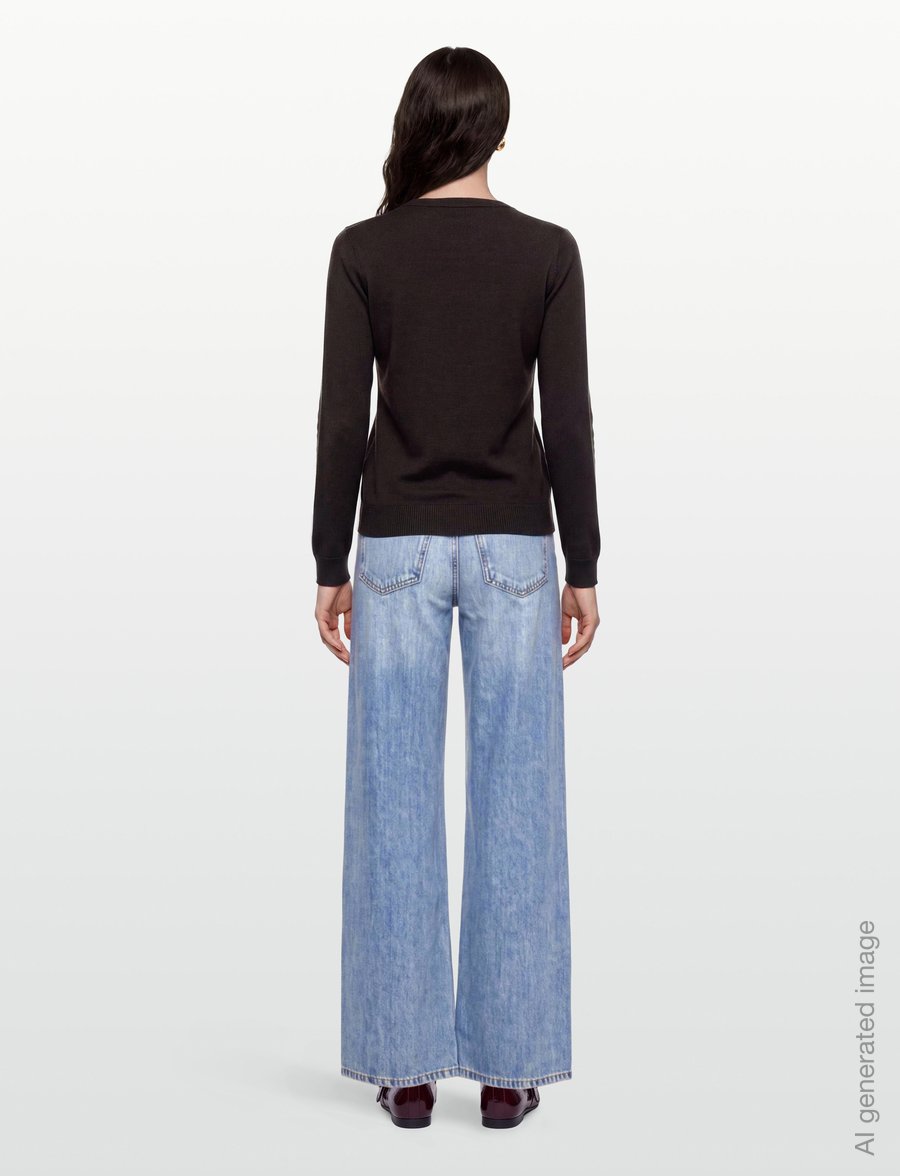 BUSNEL - KEE cardigan - cardigans - brown - 4