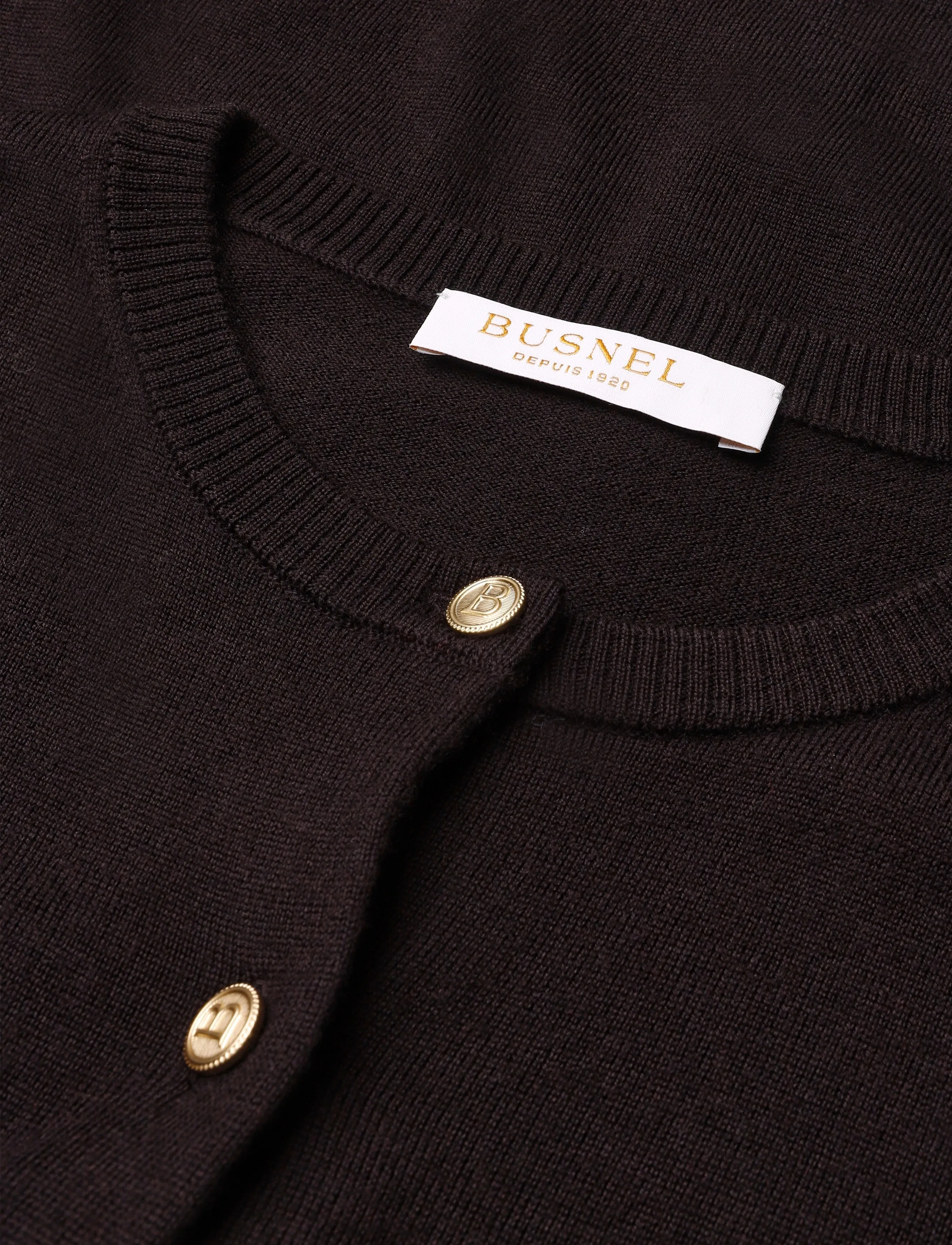 BUSNEL - KEE cardigan - brown - 2
