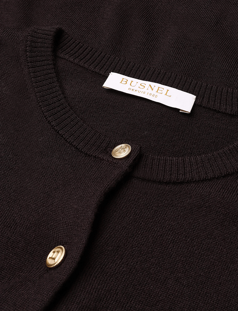 BUSNEL - KEE cardigan - cardigans - brown - 2
