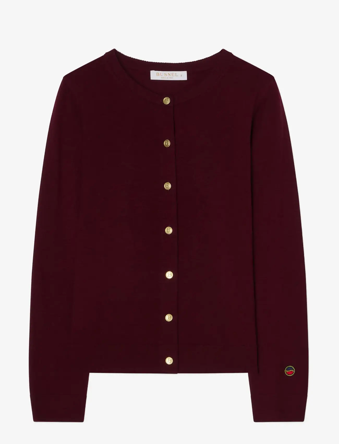 BUSNEL - KEE cardigan - koftor - bordeaux - 1