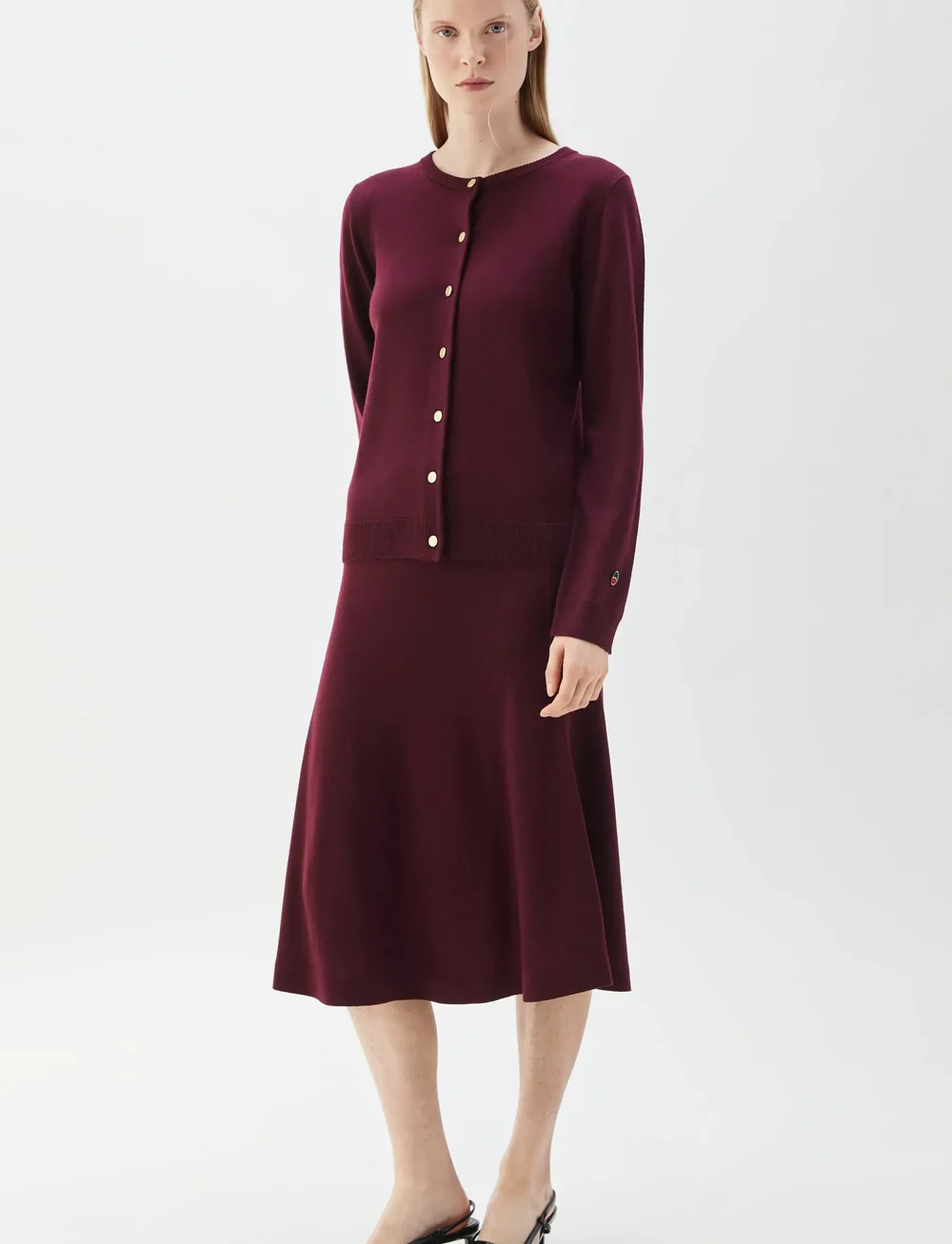 BUSNEL - KEE cardigan - koftor - bordeaux - 0