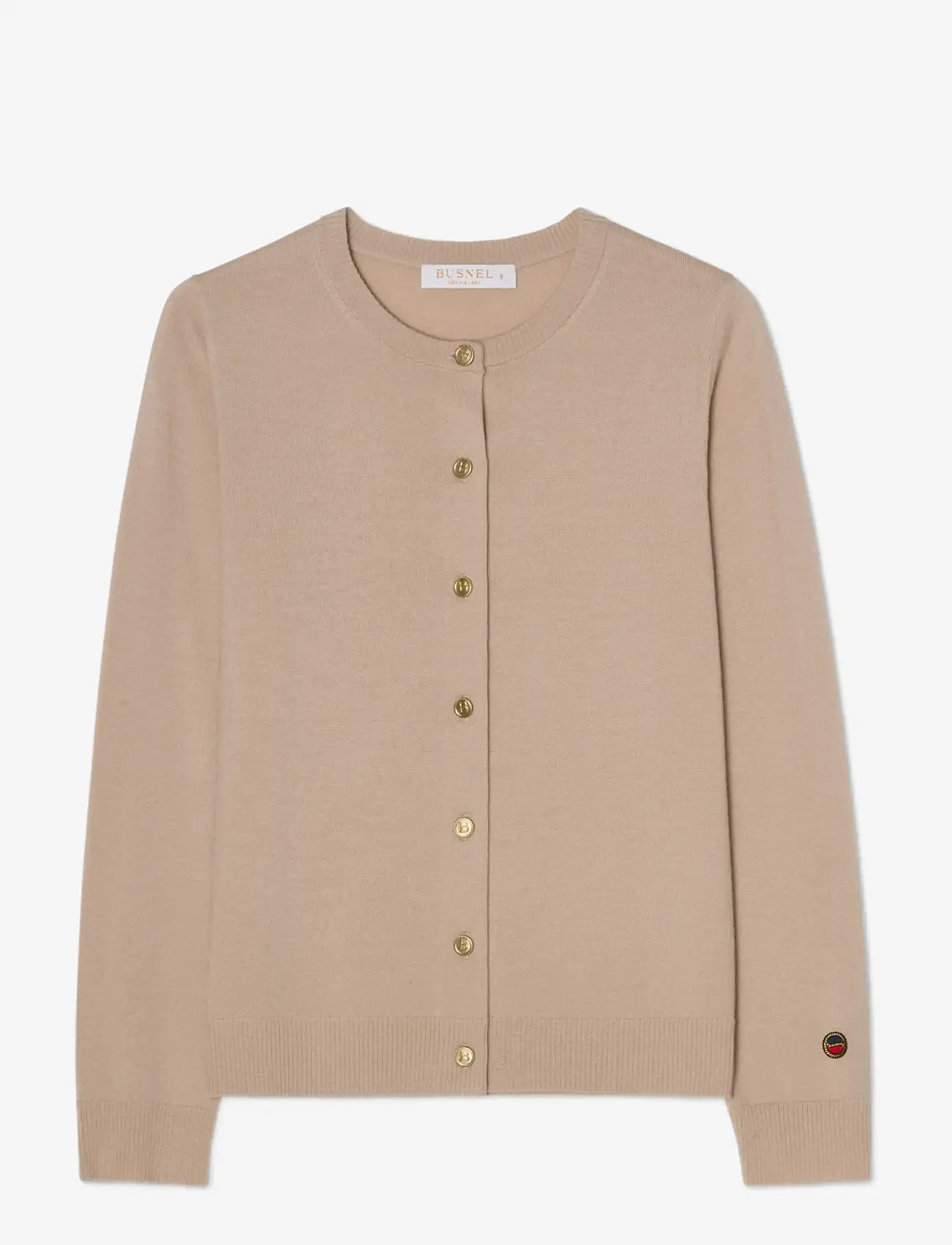 BUSNEL - KEE cardigan - koftor - fudge - 1