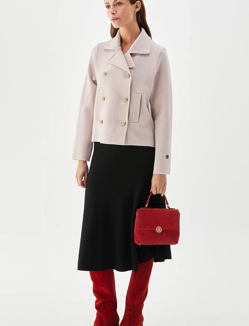 BUSNEL - INDRA jacket Light Rose - double breasted blazers - light rose - 0