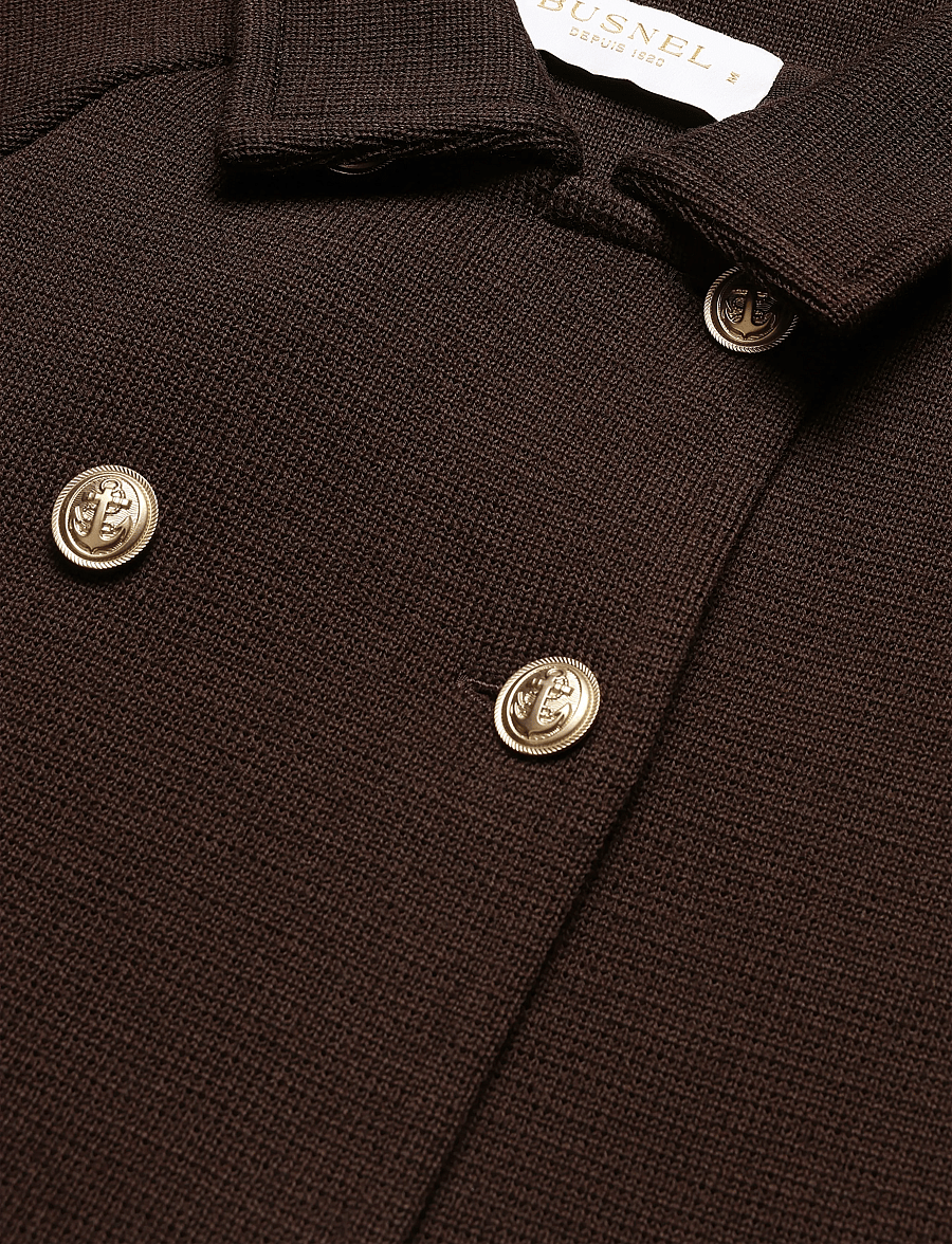 BUSNEL - Gertrude Cape - ulljackor - chocolate - 2