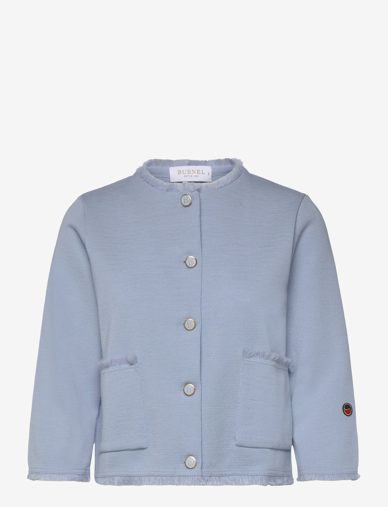 BUSNEL - LINN solid jacket - korte blazere - ice blue - 0