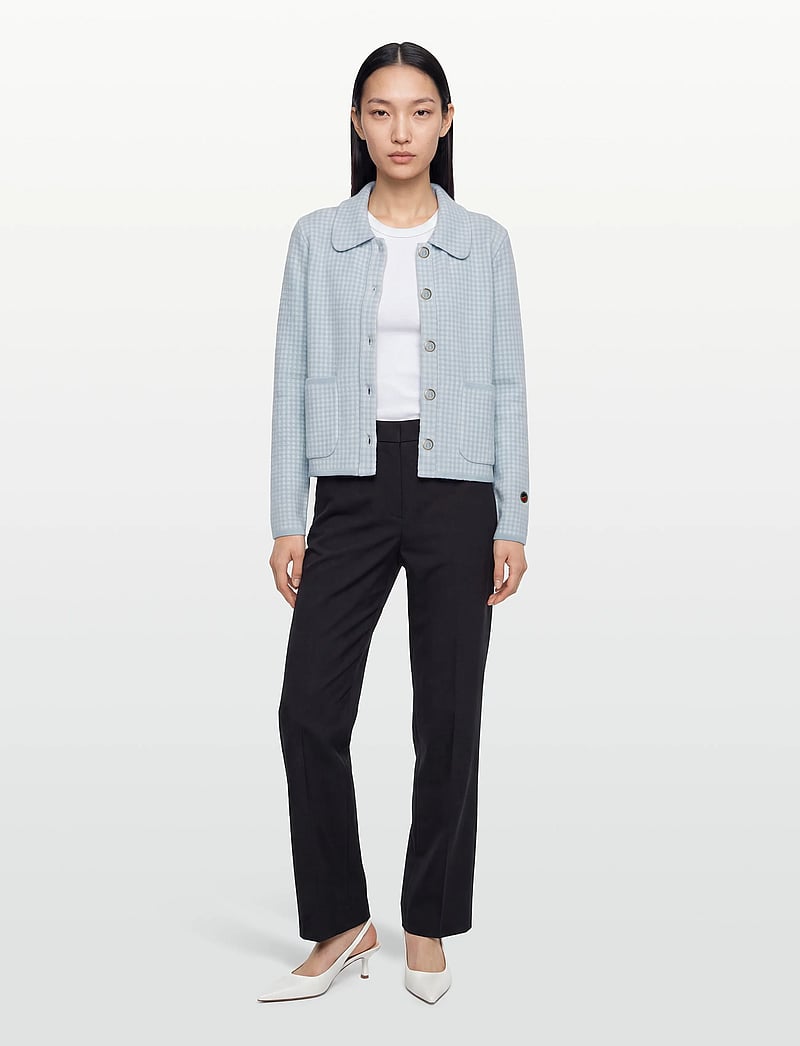 BUSNEL - Maxinelle Jacket Ecru - frühlingsjacken - pepita ice blue - 0