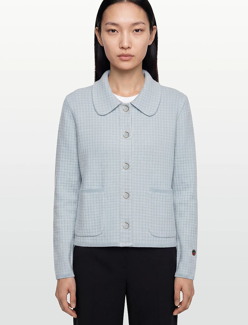 BUSNEL - Maxinelle Jacket Ecru - frühlingsjacken - pepita ice blue - 3