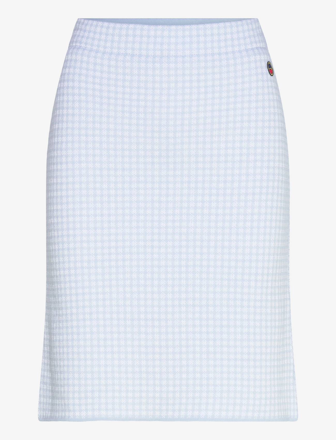 BUSNEL - MINELLE skirt Pepita - knitted skirts - pepita ice blue - 0