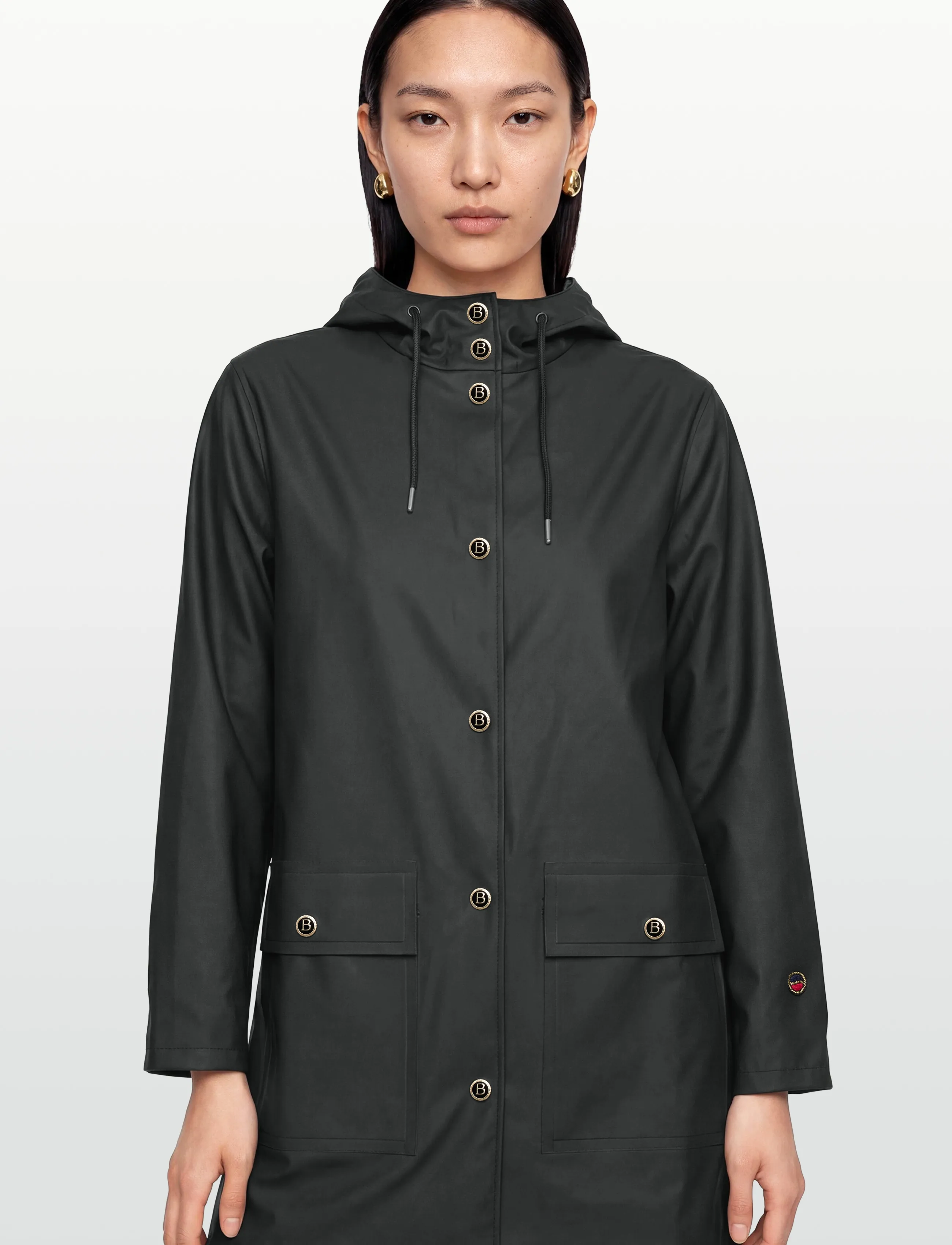 BUSNEL - BRITTE raincoat - regnjackor - black - 3