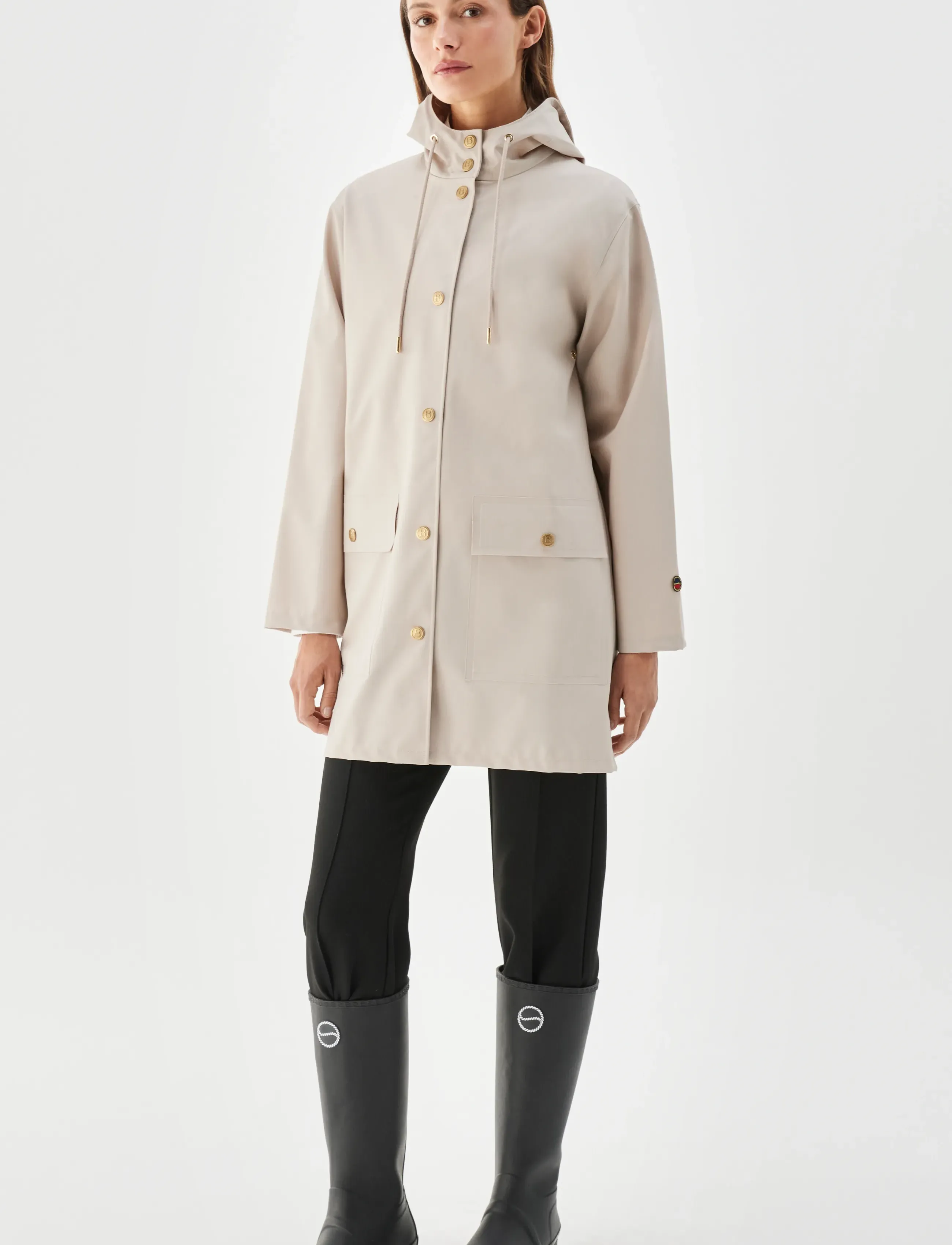 BUSNEL BRITTE raincoat - Kläder - LIGHT BEIGE / beige