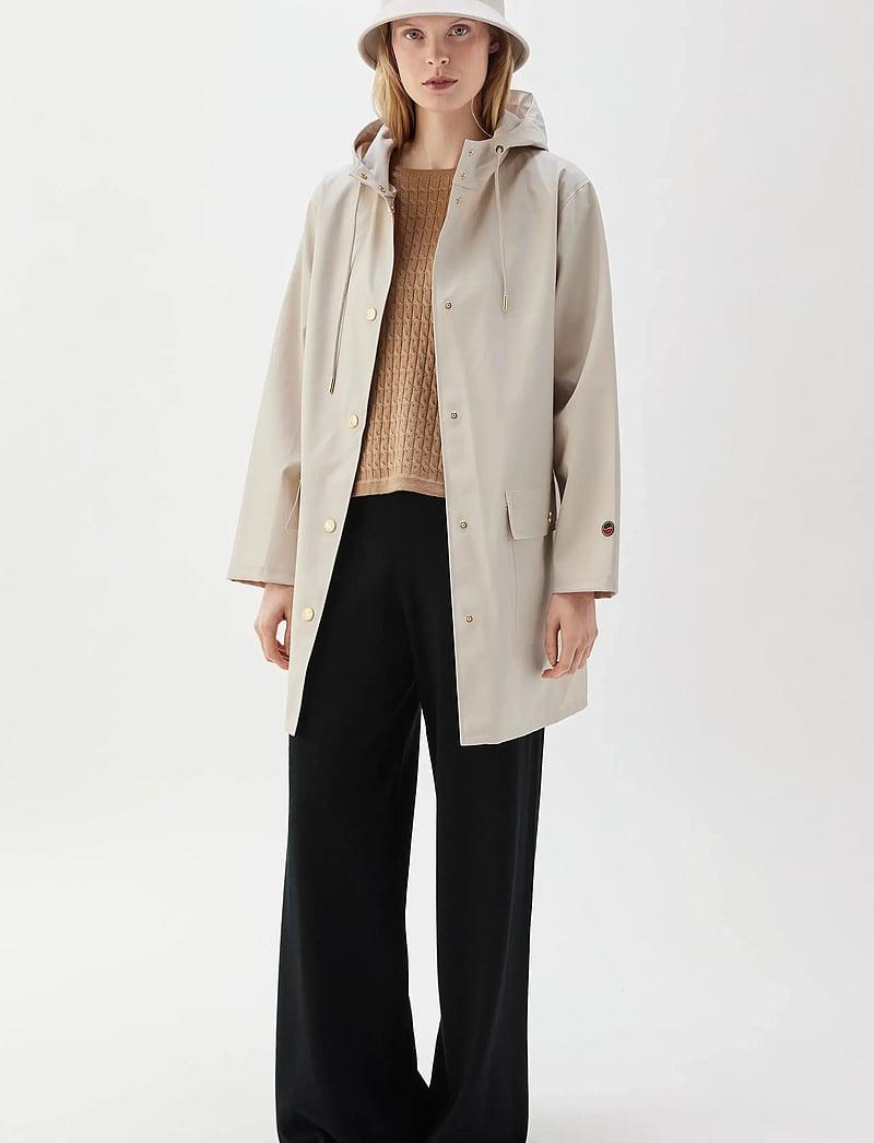 BUSNEL - BRITTE raincoat - regenmäntel - light beige - 0