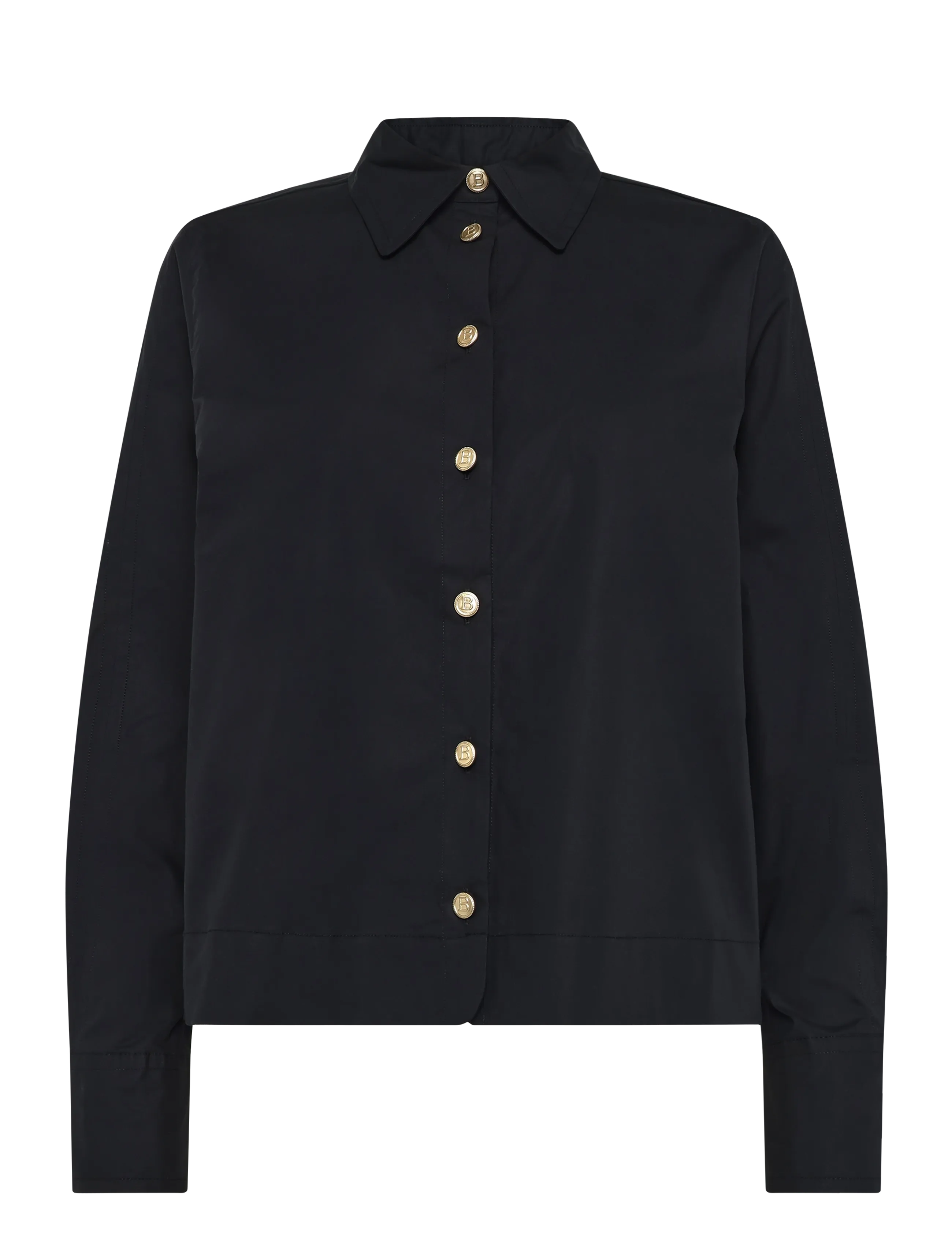 BUSNEL - NOOMI shirt - langærmede skjorter - black - 1