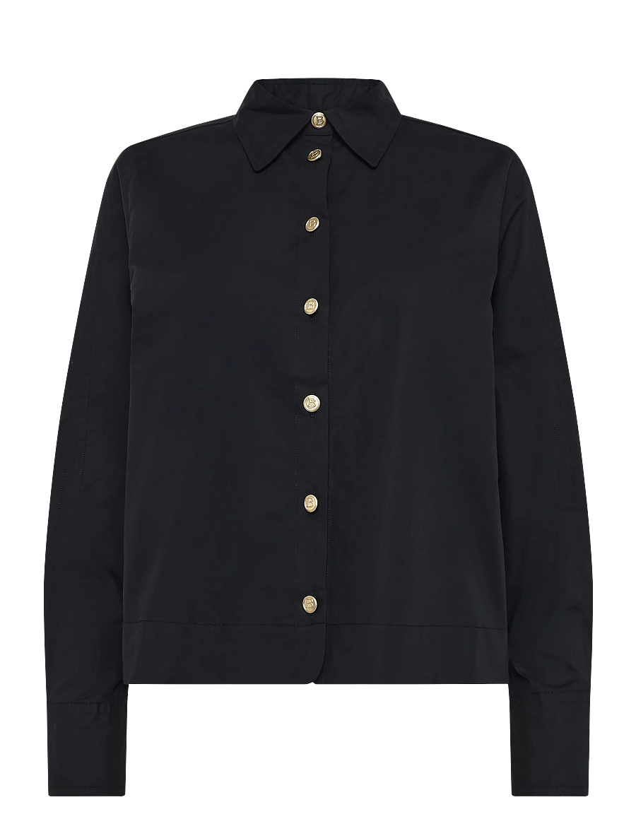 BUSNEL - NOOMI shirt - pikkade varrukatega särgid - black - 1