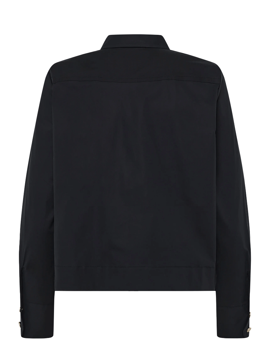 BUSNEL - NOOMI shirt - pikkade varrukatega särgid - black - 2