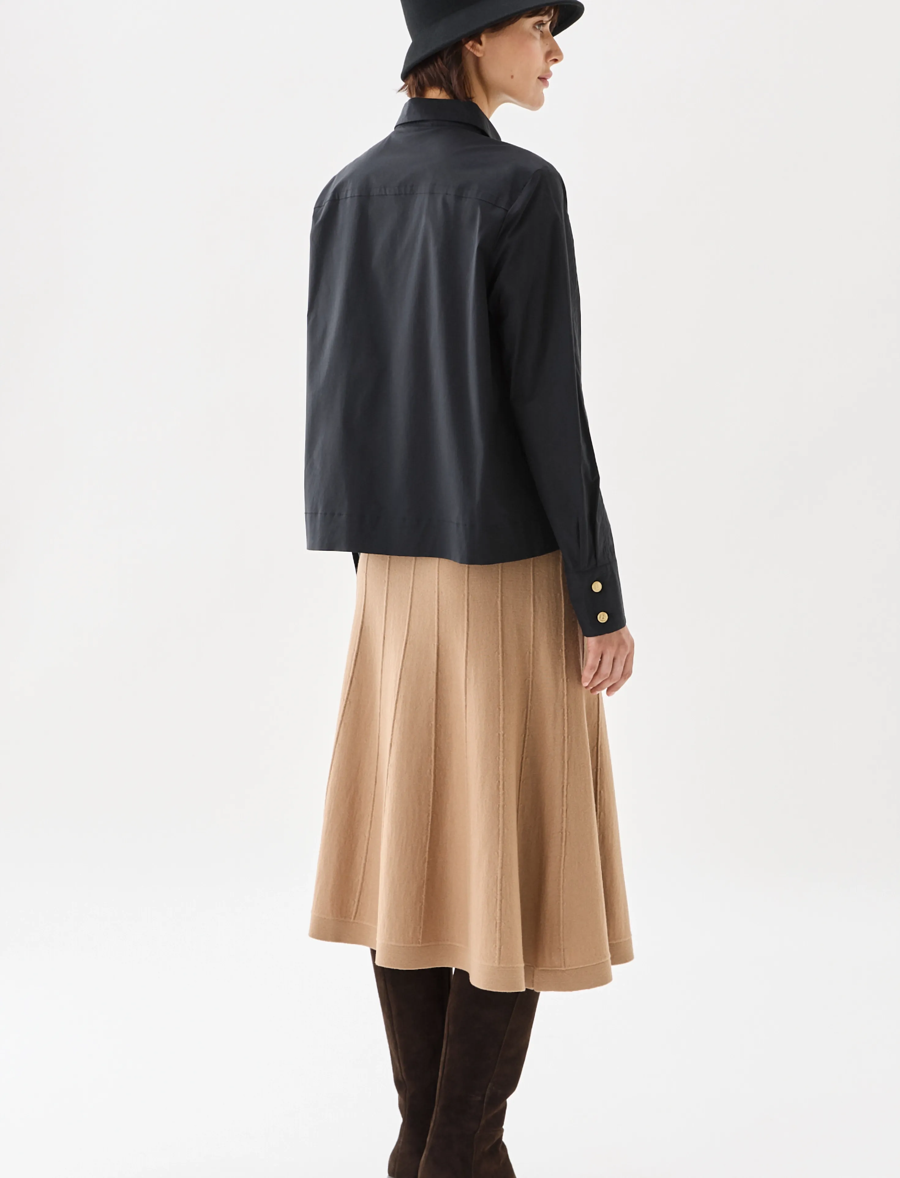 BUSNEL - NOOMI shirt - pikkade varrukatega särgid - black - 3
