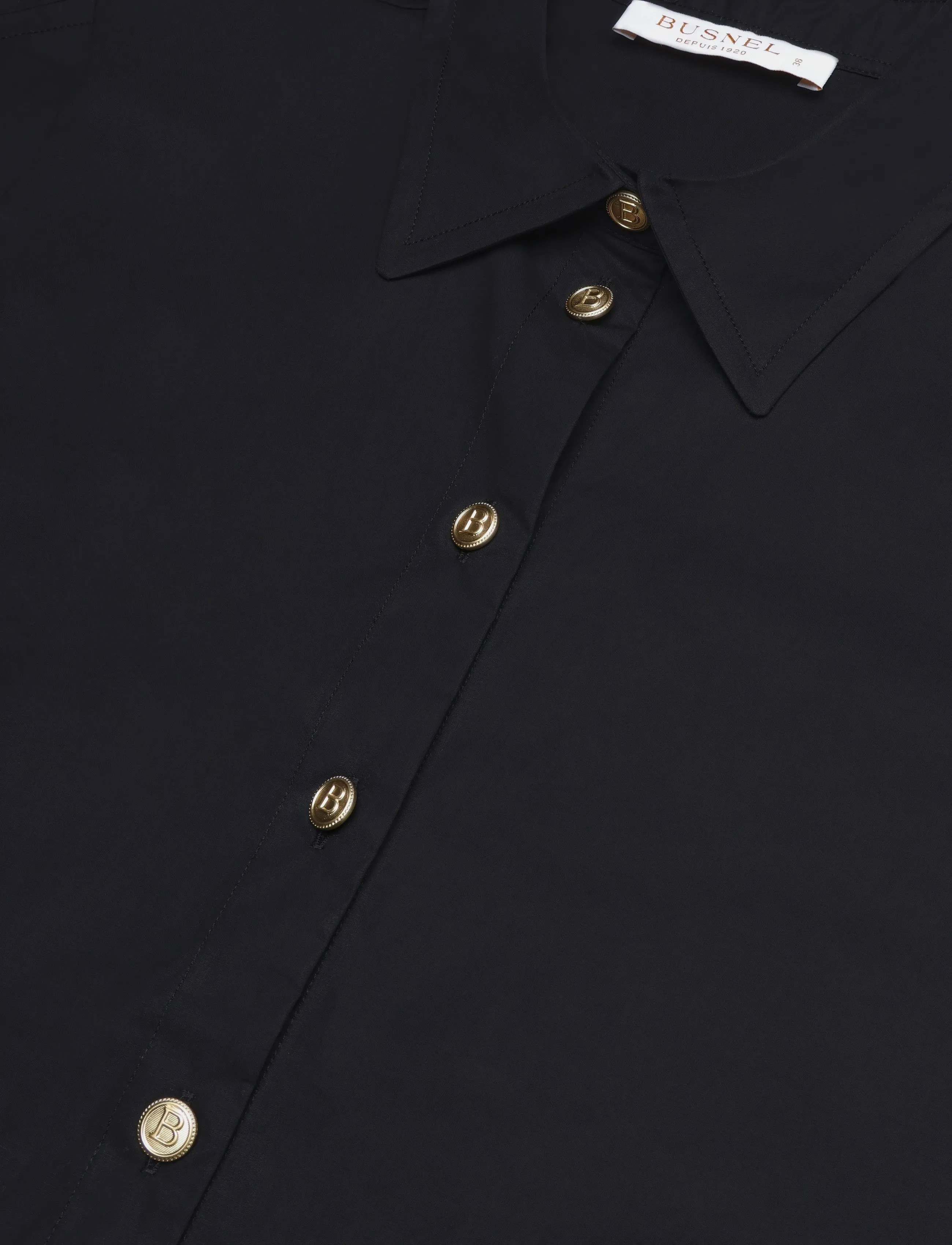BUSNEL - NOOMI shirt - langærmede skjorter - black - 5