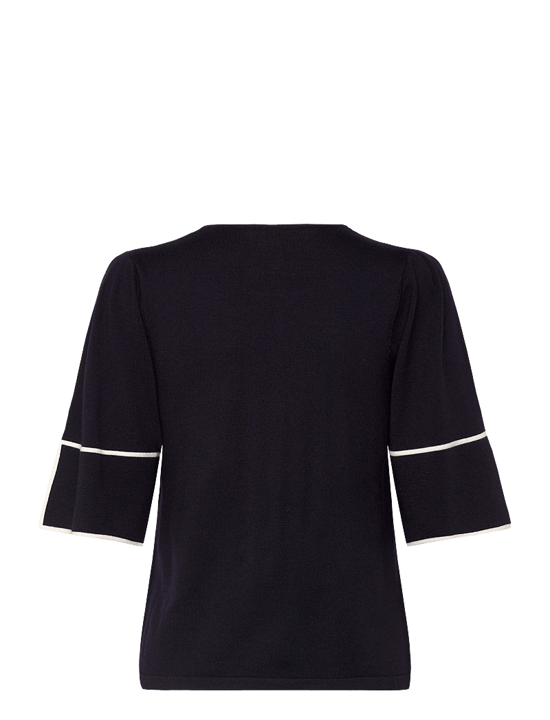 BUSNEL - MALIA top - sweaters - marine/ecru - 1