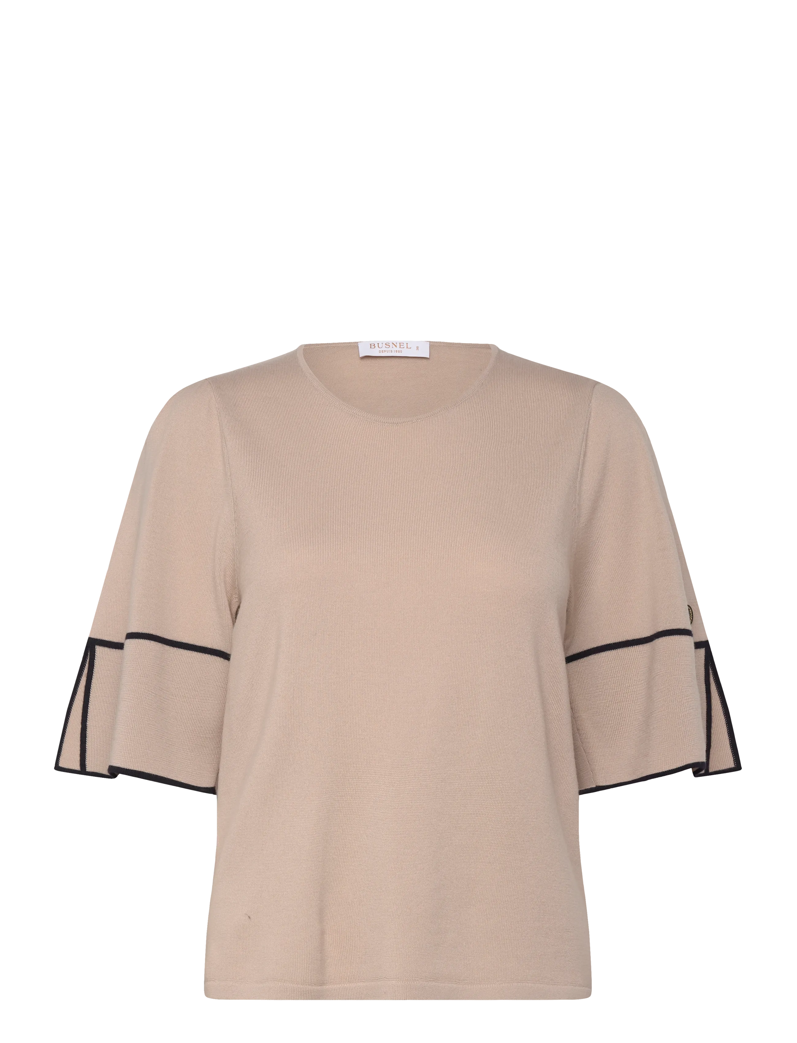 BUSNEL MALIA top - Kleidung - FUDGE/MARINE / beige