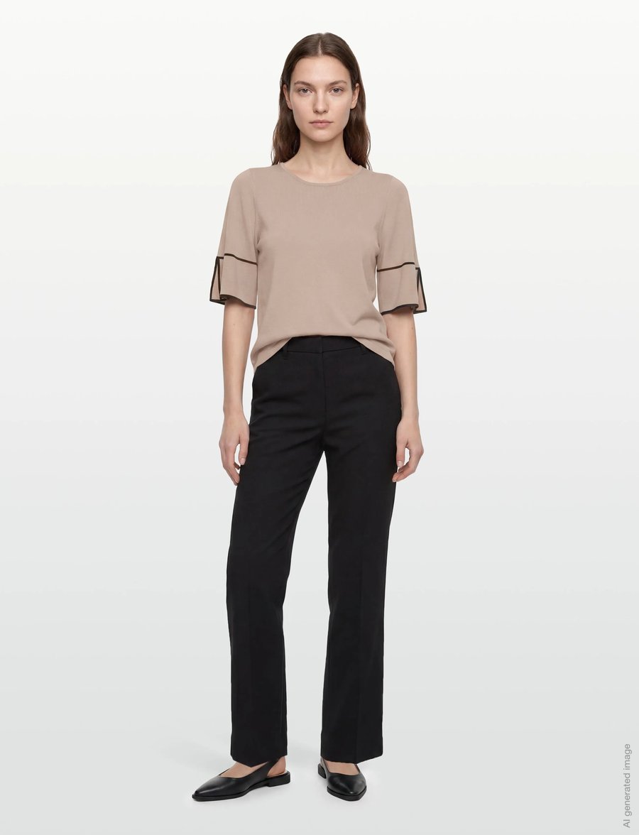 BUSNEL - MALIA top - t-shirts & tops - fudge/marine - 0