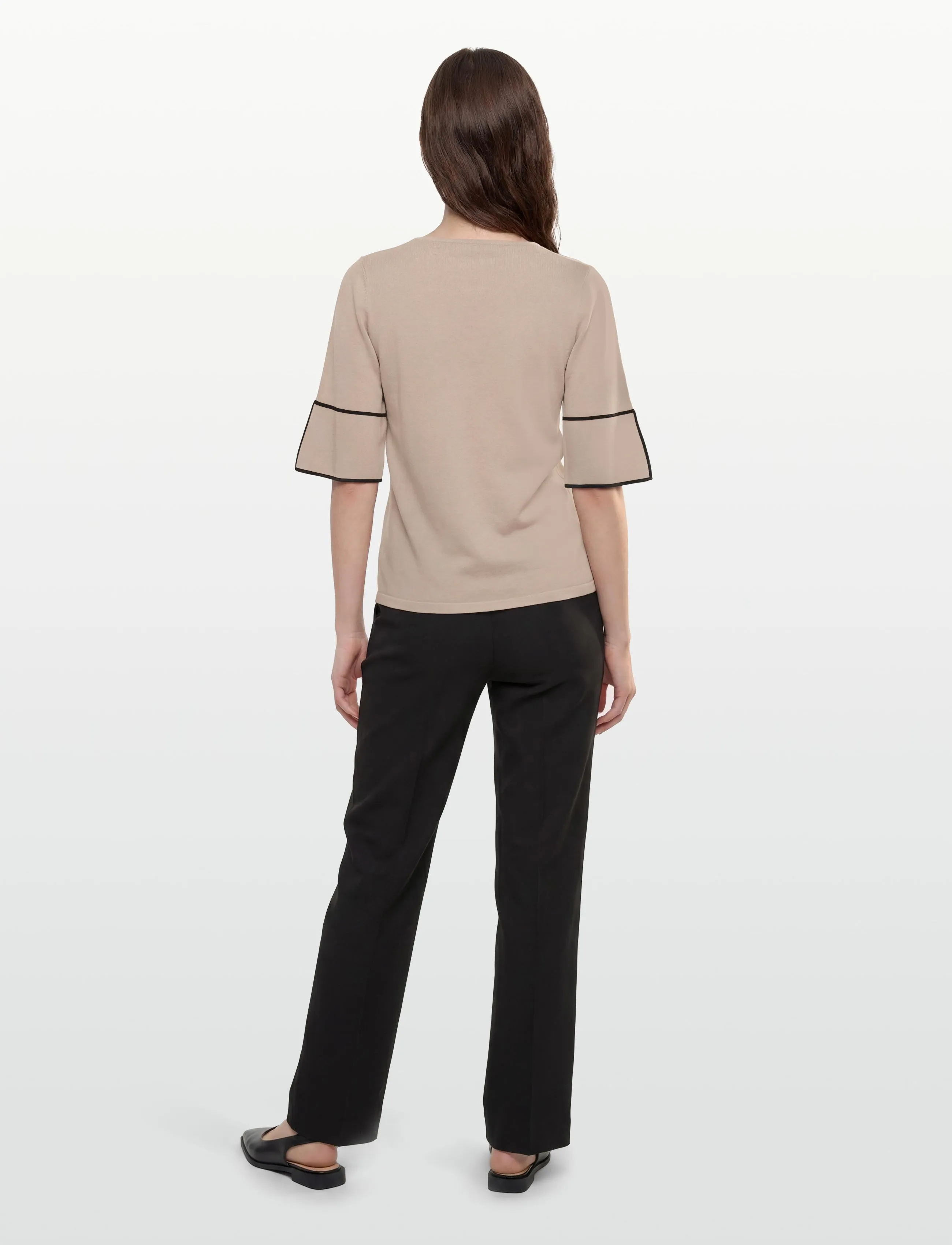 BUSNEL - MALIA top - t-shirts - fudge/marine - 4