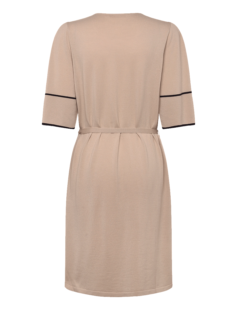 BUSNEL - MATHEA dress - stickade klänningar - fudge / marine - 2