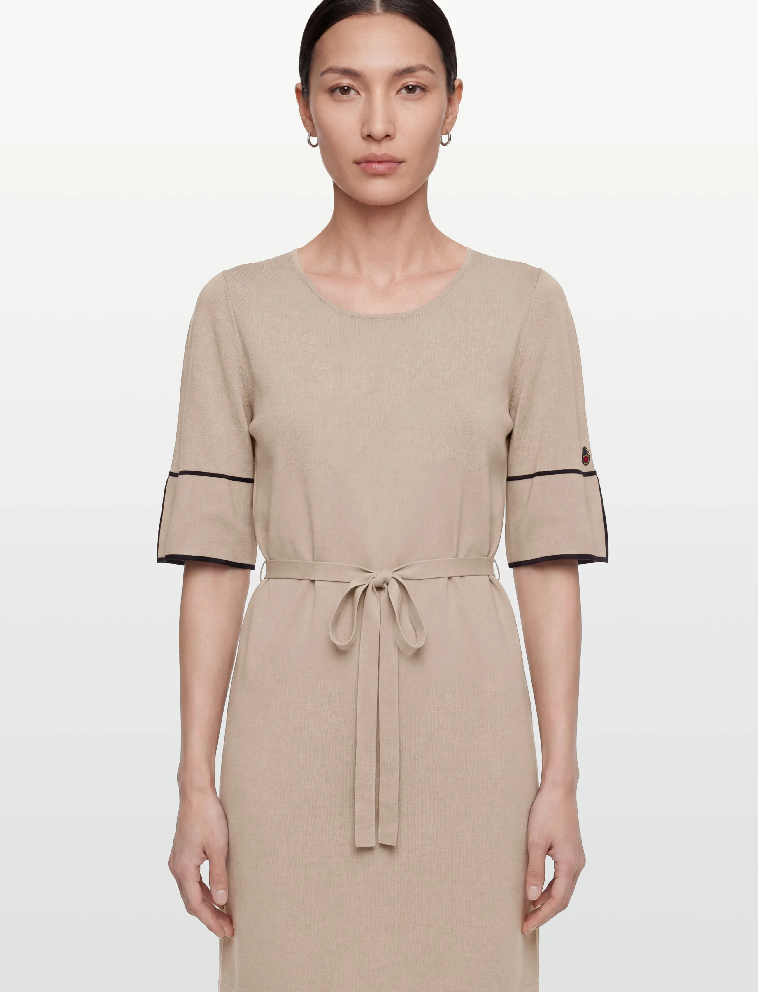 BUSNEL - MATHEA dress - stickade klänningar - fudge / marine - 3