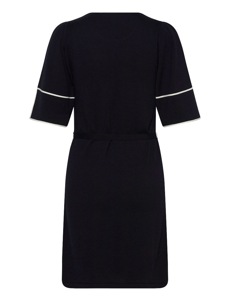 BUSNEL - MATHEA dress - midi jurken - marine / ecru - 2