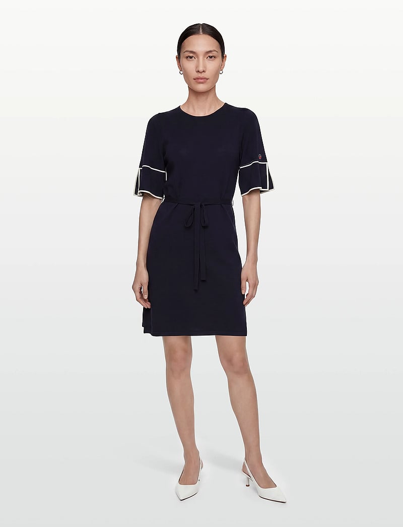 BUSNEL - MATHEA dress - strikkjoler - marine / ecru - 0