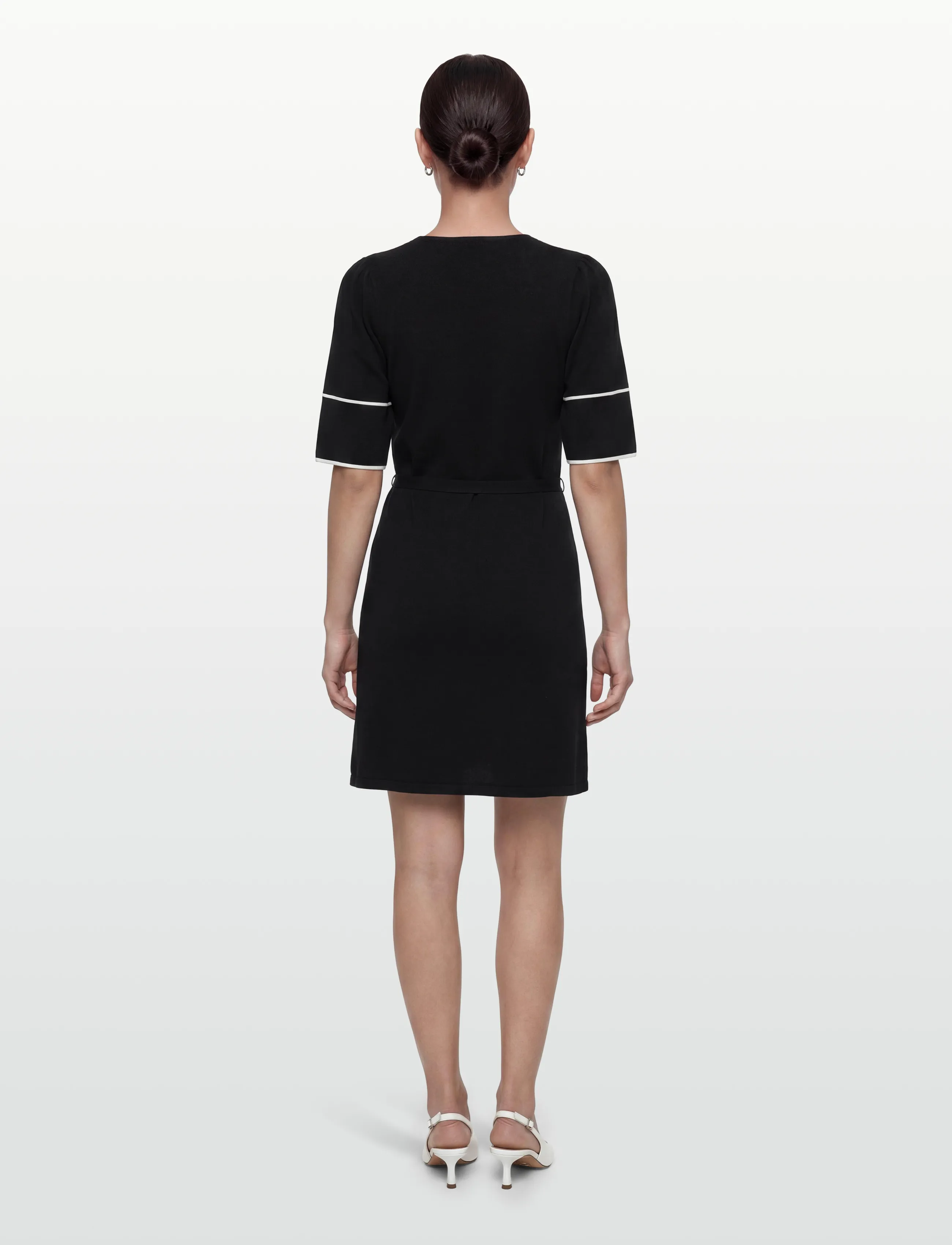 BUSNEL - MATHEA dress - midi jurken - marine / ecru - 4