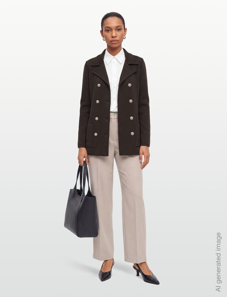 BUSNEL - VICTORIA jacket - uldjakker - chocolate - 0