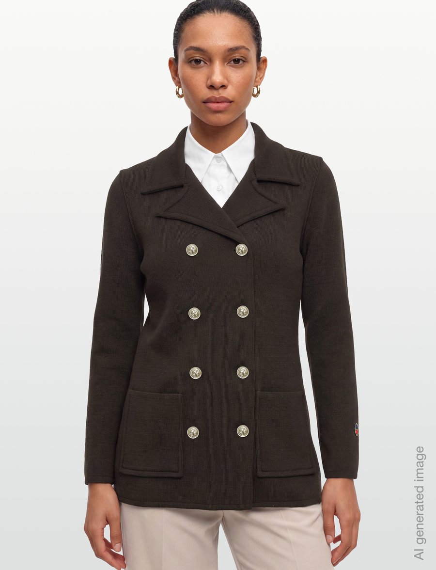 BUSNEL - VICTORIA jacket - uldjakker - chocolate - 3