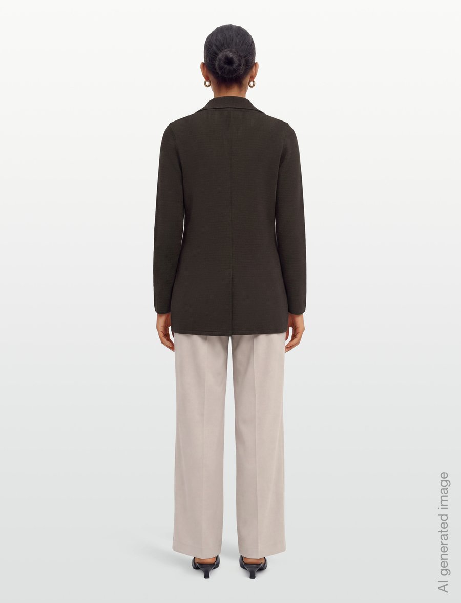 BUSNEL - VICTORIA jacket - uldjakker - chocolate - 4