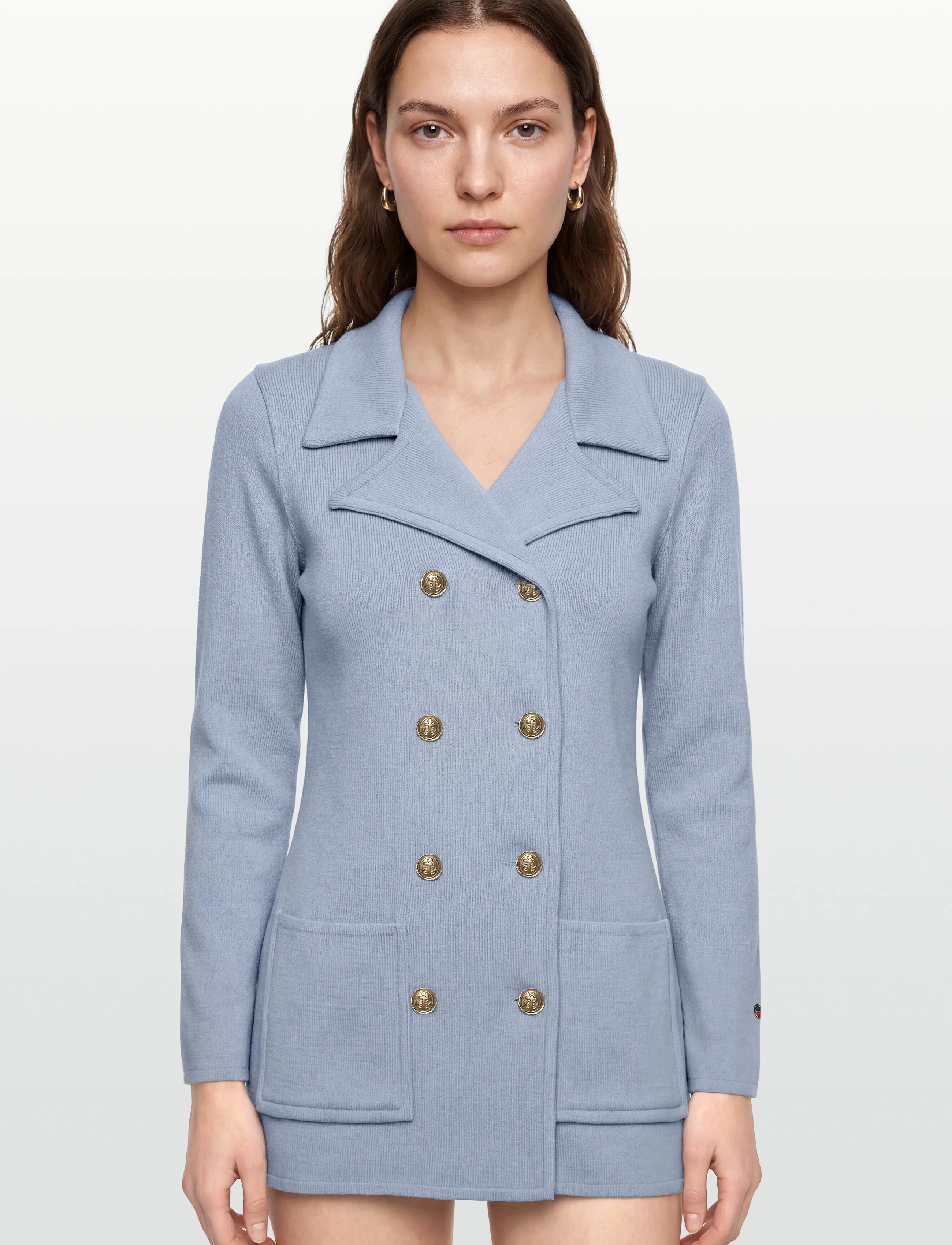BUSNEL - VICTORIA jacket Silver Birch - dubbelknäppta kavajer - ice blue - 3