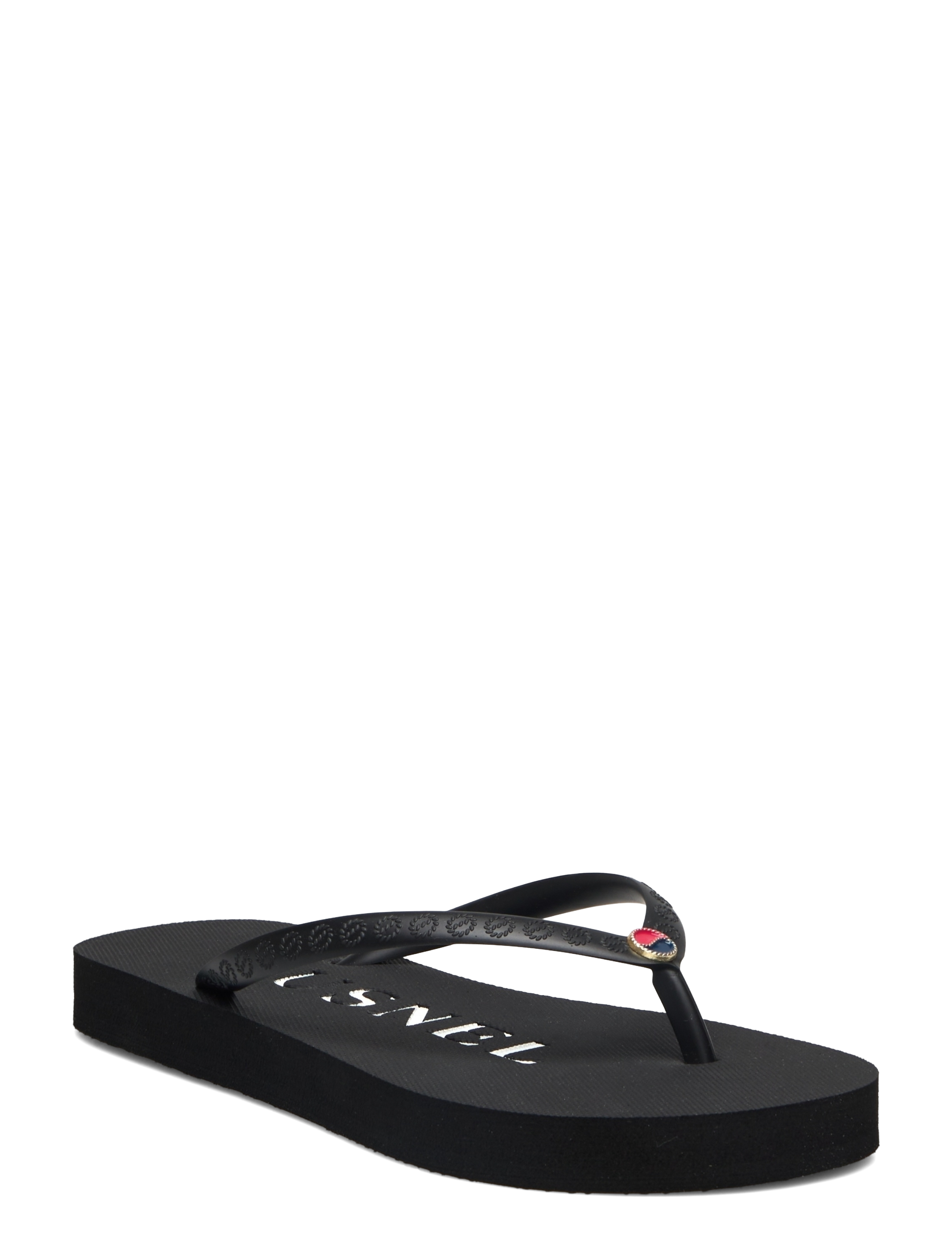 BUSNEL VIVI flip flop - Schuhe - BLACK/WHITE / black