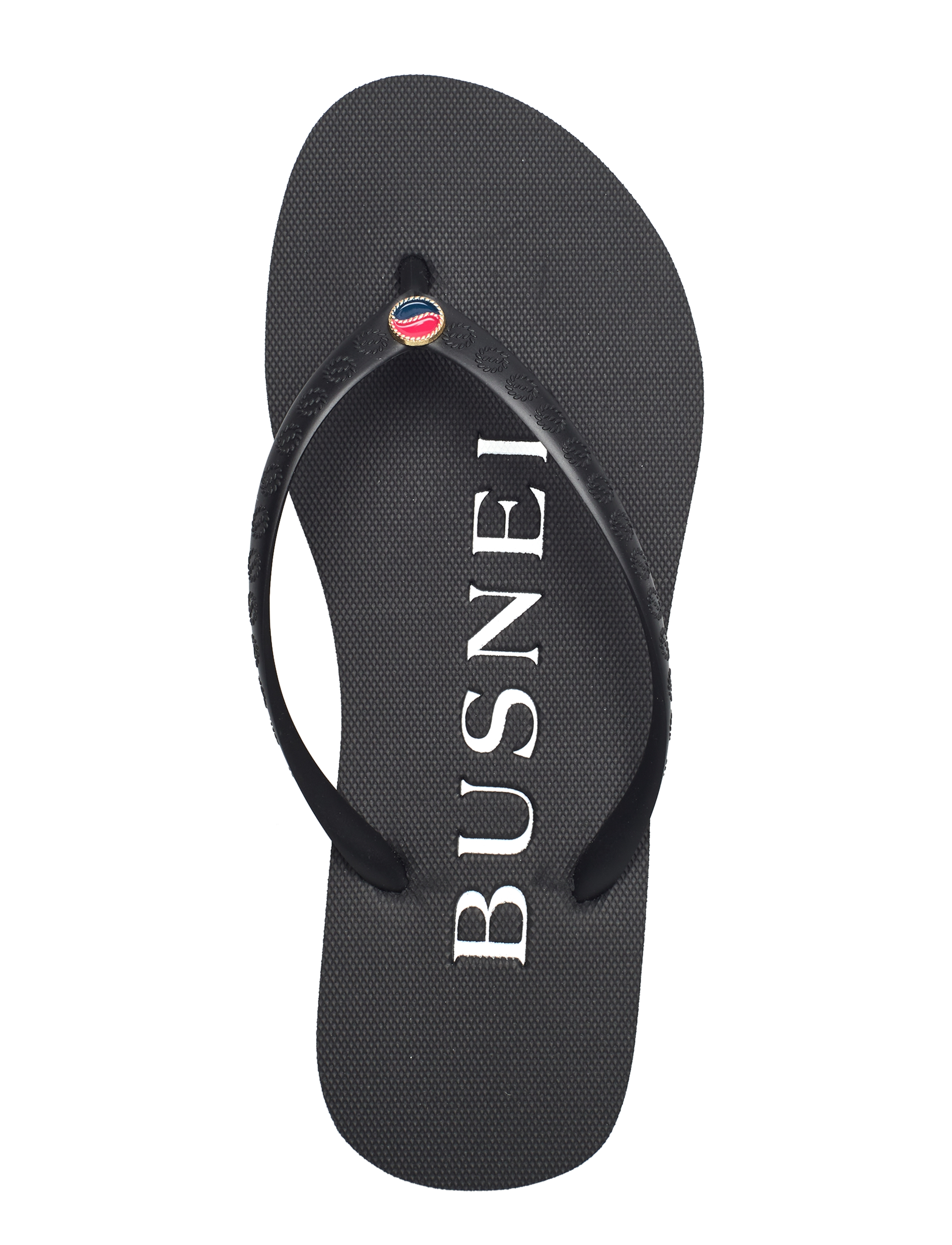 BUSNEL - VIVI flip flop - klip-klapper - black/white - 3