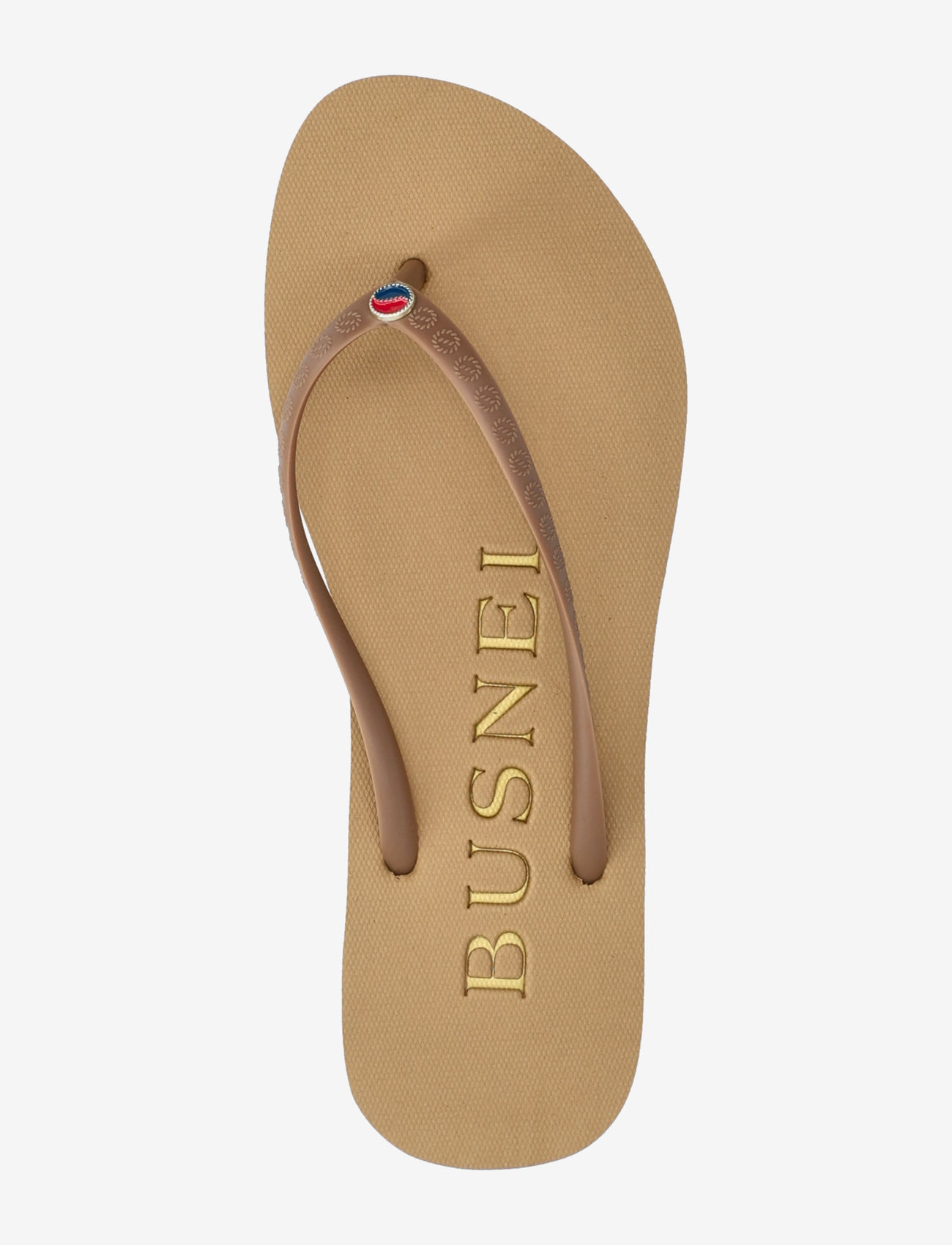 BUSNEL - VIVI flip flop - moetrendid - tan/gold - 3